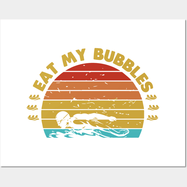 Eat my bubbles Wall Art by Swimarts